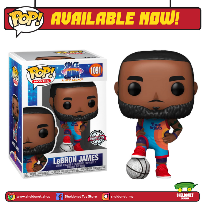 Pop! Movies: Space Jam 2: A New Legacy - LeBron James (Stepping Ball) [Exclusive]