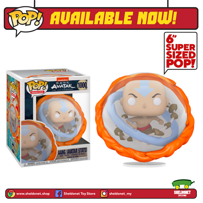 [IN-STOCK] Pop! Animation: Avatar: The Last Airbender - Aang (Avatar State) 6" Inch