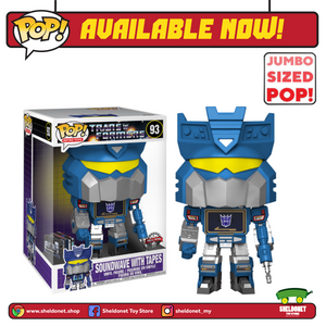 Pop! Retro Toys: Transformers - Soundwave With Tapes 10" Inch [Exclusive] - Sheldonet Toy Store