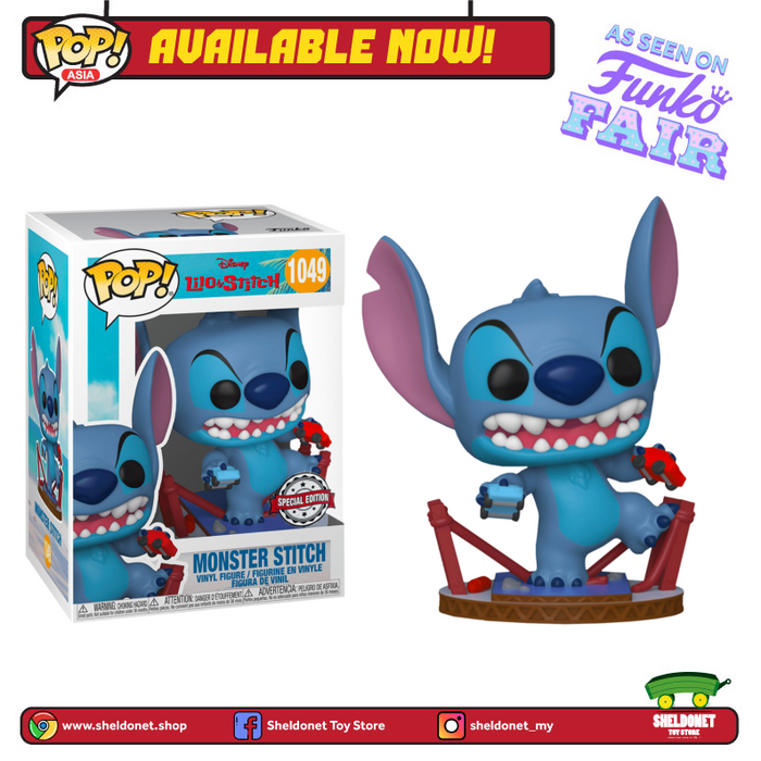 [IN-STOCK] Pop! Disney: Lilo and Stitch - Monster Stitch [Exclusive]