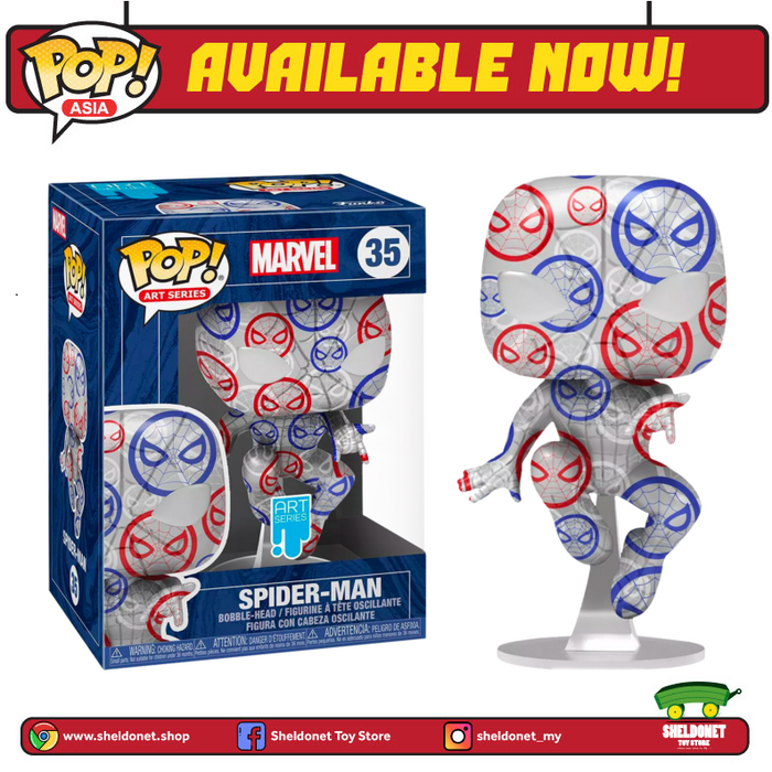 Pop! Artist Series: Patriotic Age - Spider-Man With Choice Of Pop! Protector (Exclusive)
