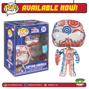 Pop! Artist Series: Patriotic Age - Captain America (Falcon) With Choice Of Pop! Protector (Exclusive) - Sheldonet Toy Store