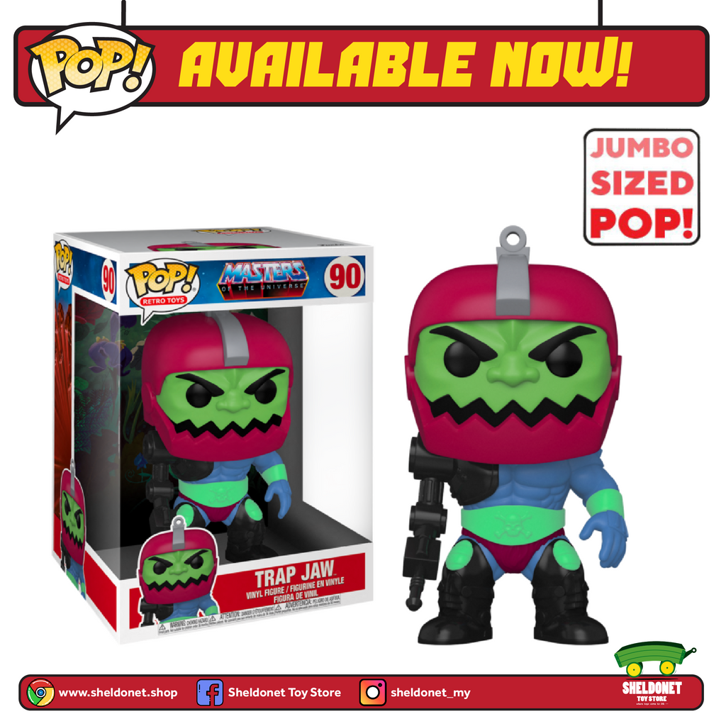 [IN-STOCK] Pop! Vinyl: Masters Of The Universe - Trapjaw 10" Inch - Sheldonet Toy Store