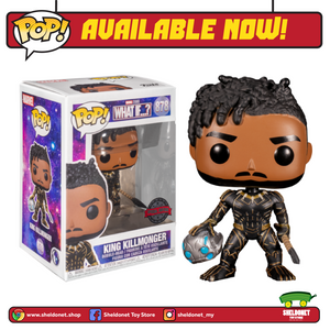 Pop! Marvel: What If...? - King Killmonger (Exclusive) - Sheldonet Toy Store