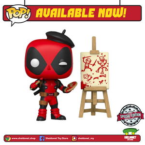 Pop! Marvel: Deadpool 30th Anniversary - Artist Deadpool (Exclusive) - Sheldonet Toy Store