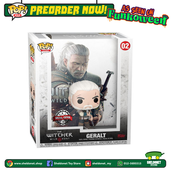 [PREORDER] Pop! Games Cover: The Witcher 3 - Geralt (Exclusive)