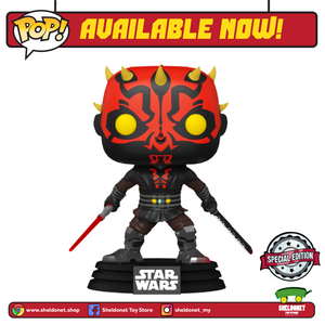 Pop! Star Wars: Clone Wars - Darth Maul With Saber [Exclusive] - Sheldonet Toy Store