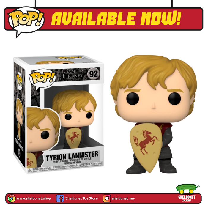 Pop! TV: Game Of Thrones [10th Anniversary] - Tyrion With Shield