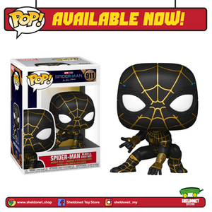 [IN-STOCK] Pop! Marvel: Spider-Man: No Way Home - Spider-Man (Black & Gold Suit) - Sheldonet Toy Store