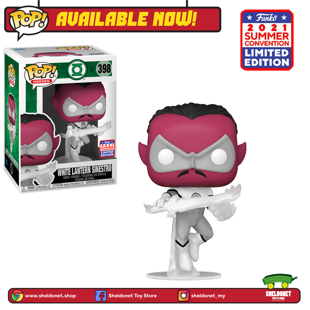 Pop! Heroes: DC - White Lantern [SDCC Summer Convention 2021] - Sheldonet Toy Store
