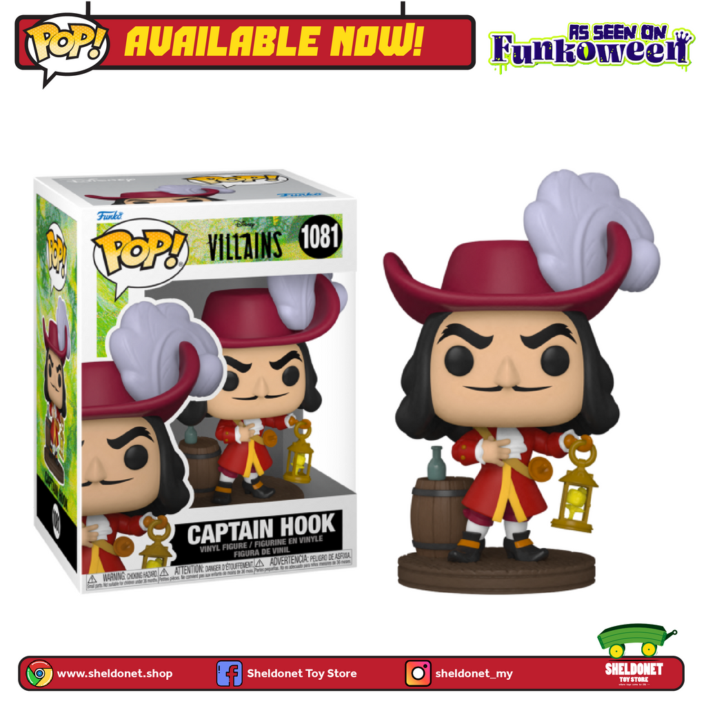 [IN-STOCK] Pop! Disney: Ultimate Villain - Captain Hook