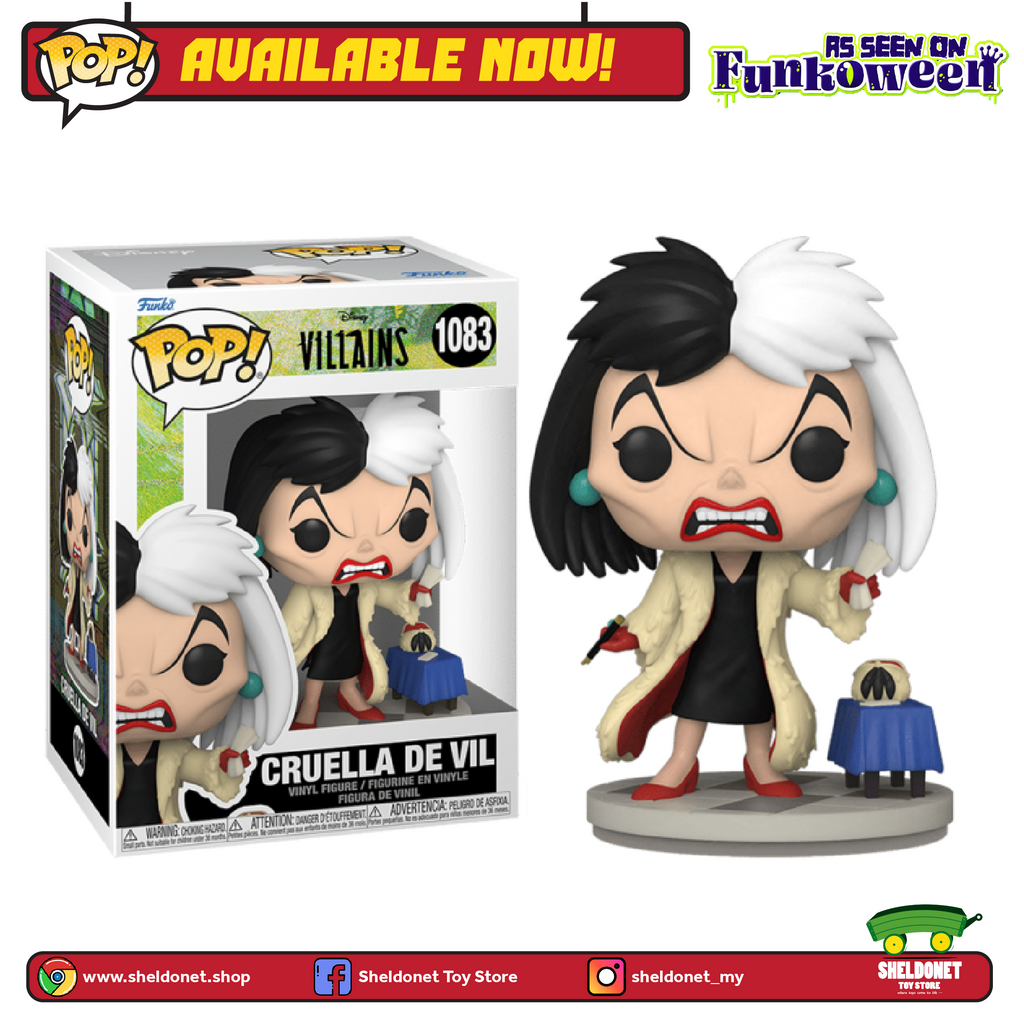 [IN-STOCK] Pop! Disney: Ultimate Villain - Cruella De Vil