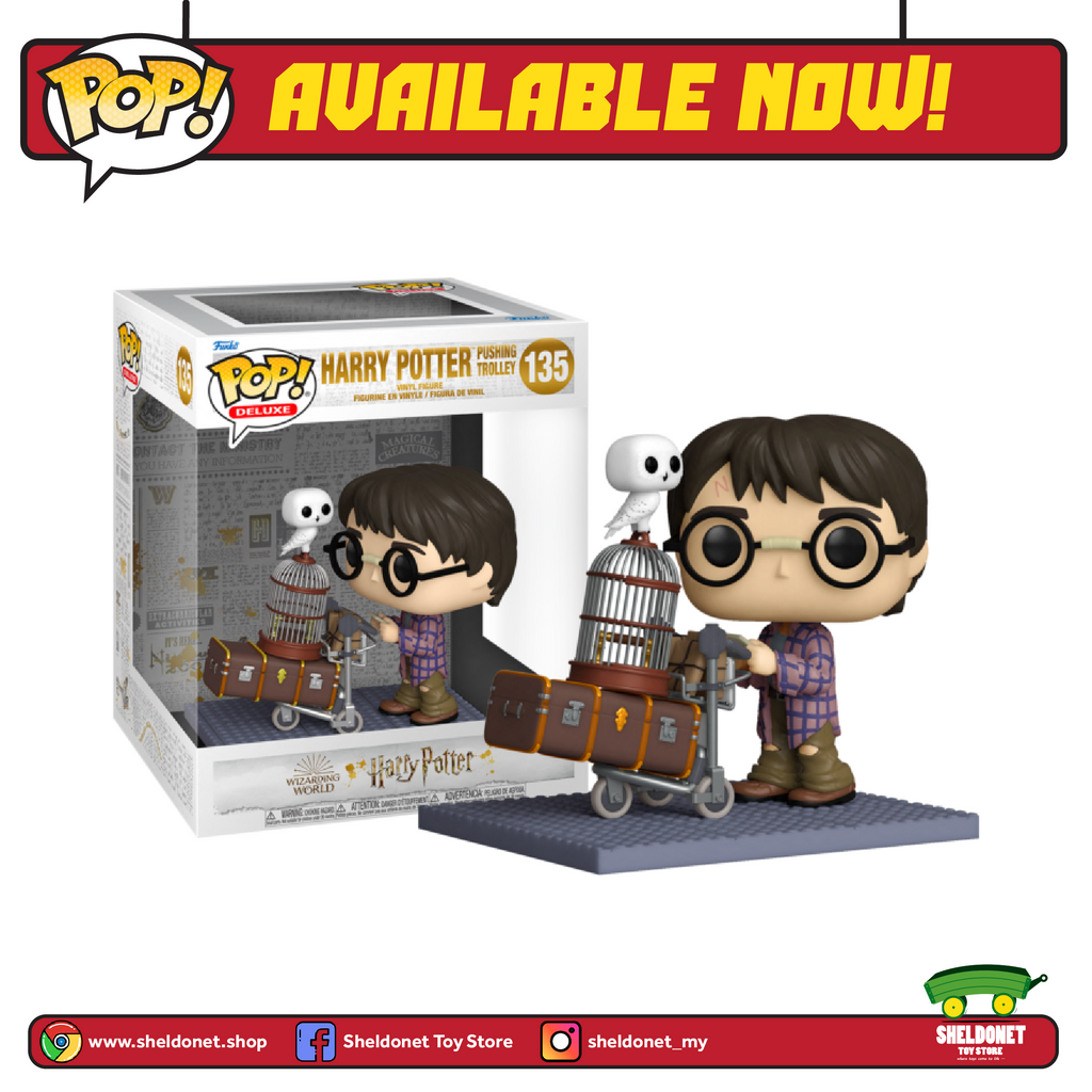 Pop! Deluxe: Harry Potter 20th Anniversary - Harry Pushing Trolley