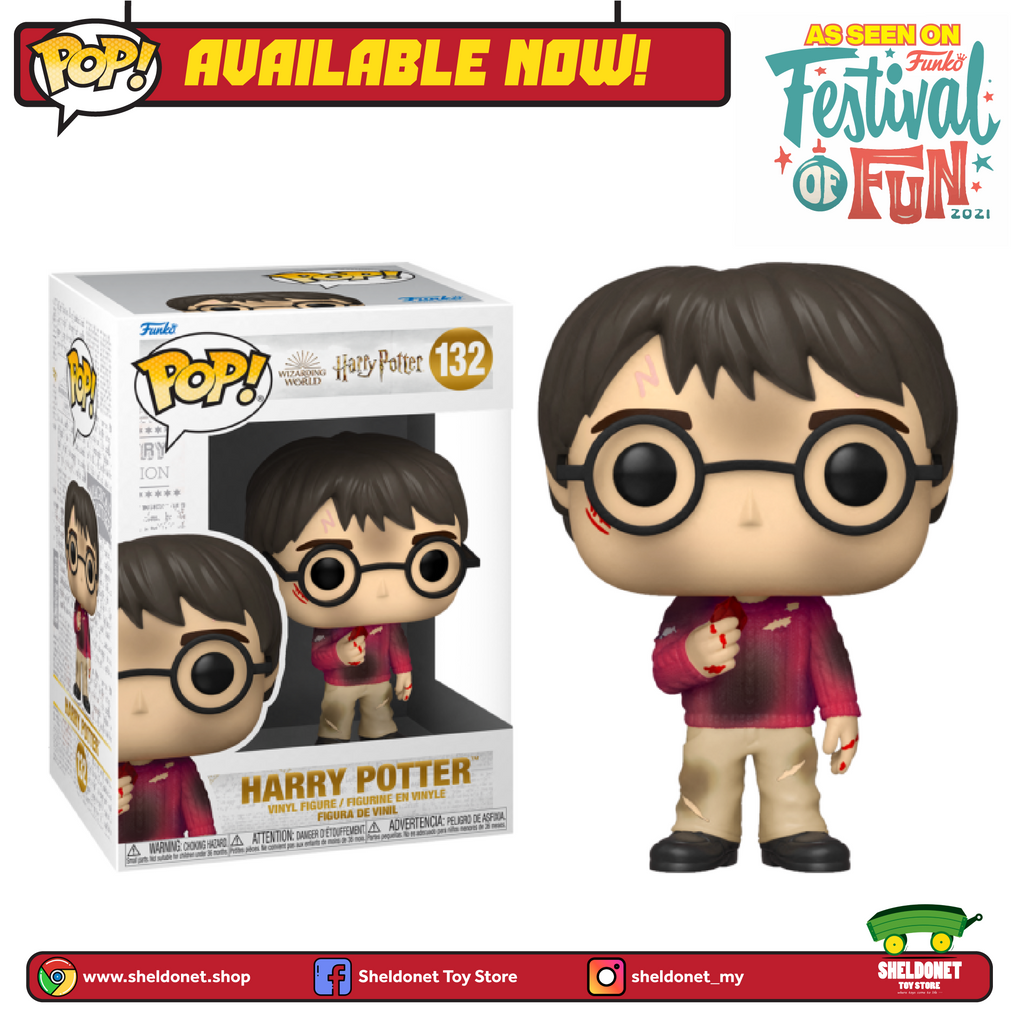 Pop! Movies: Harry Potter 20th Anniversary - Harry Potter With Philosopher Stone - Sheldonet Toy Store