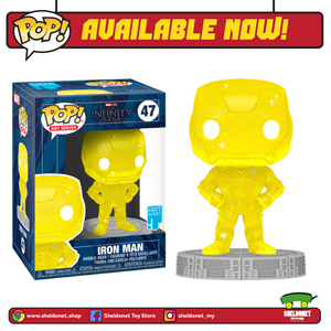 Pop! Artist Series: Infinity Saga - Iron Man (Yellow) With Pop! Protector