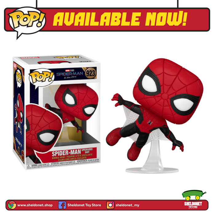 [IN-STOCK] Pop! Marvel: Spider-Man: No Way Home - Spider-Man (Upgraded Suit)