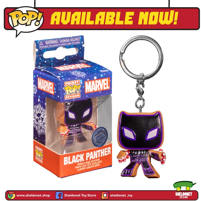 Pocket Pop! Keychain: Marvel Holiday - Black Panther (Exclusive)