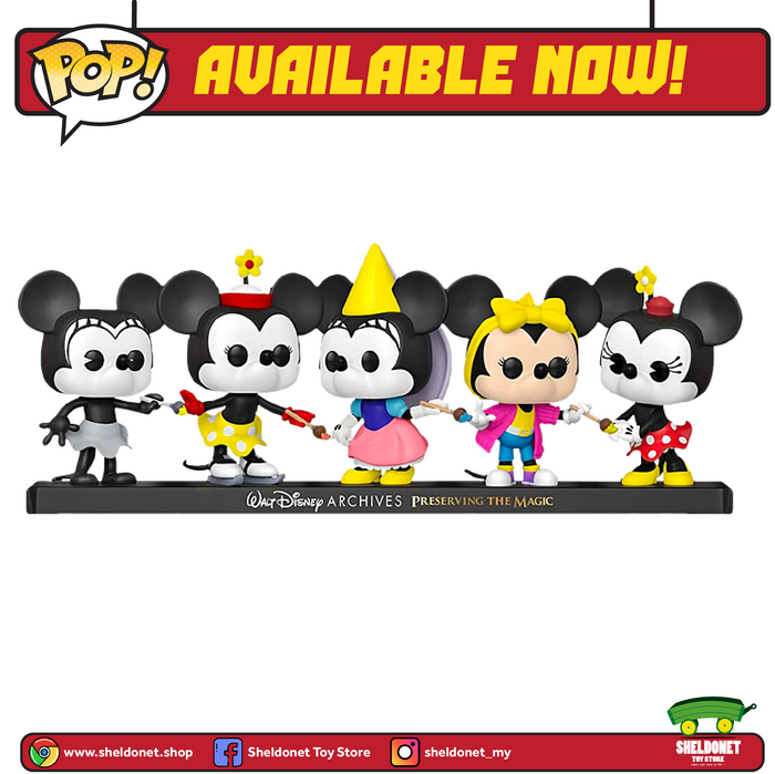 Pop! Disney: Walt Disney Archive - Minnie Mouse [5-Pack] [Exclusive]