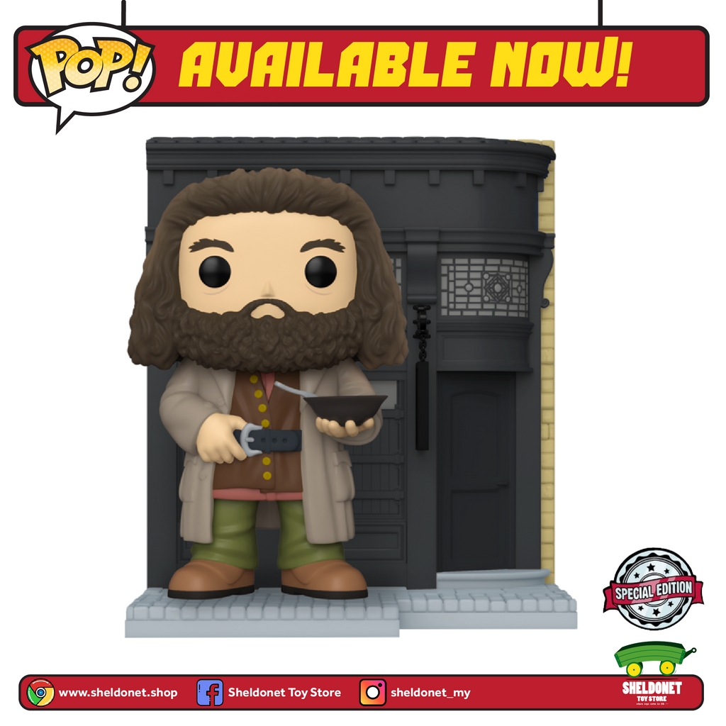 Pop! Deluxe: Harry Potter: Diagon Alley - The Leaky Cauldron With Rubeus Hagrid