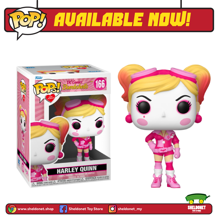 [IN-STOCK] Pop! Heroes: DC Bombshell - Harley Quinn (Breast Cancer Awareness)