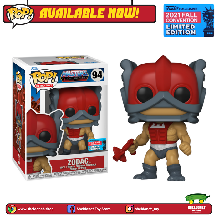 [IN-STOCK] Pop! Vinyl: Masters Of The Universe - Zodac [Fall Convention Exclusive 2021]