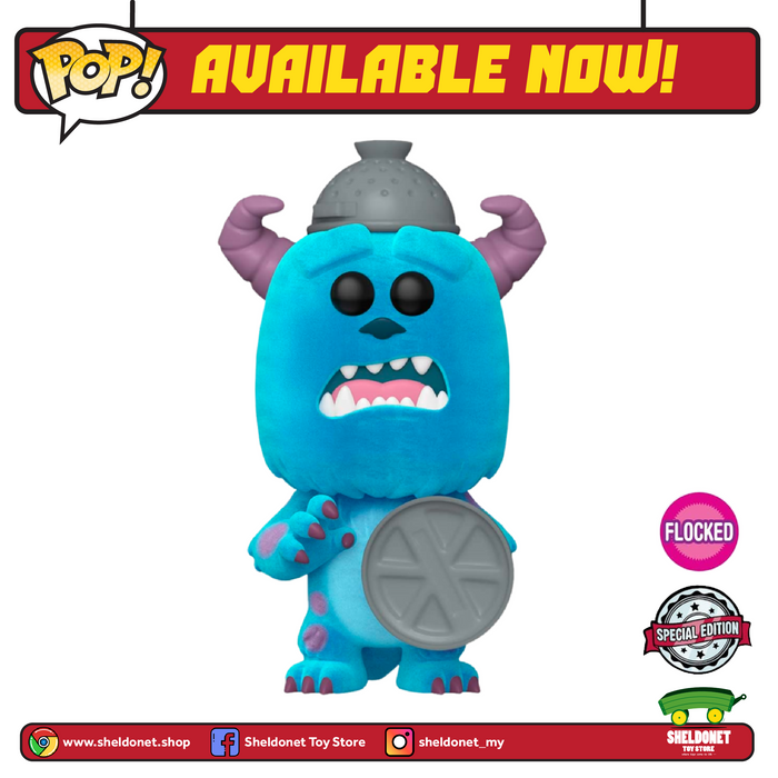 Pop! Disney : Monsters Inc. 20th Anniversary - Sulley With Lid (Flocked) [Exclusive]