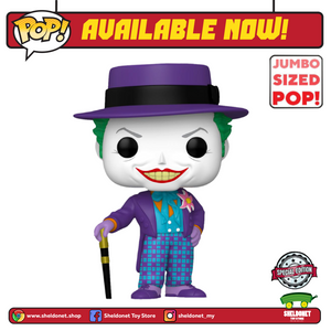 Pop! DC Heroes: Batman 1989 - Joker With Hat 10" Inch [Exclusive]