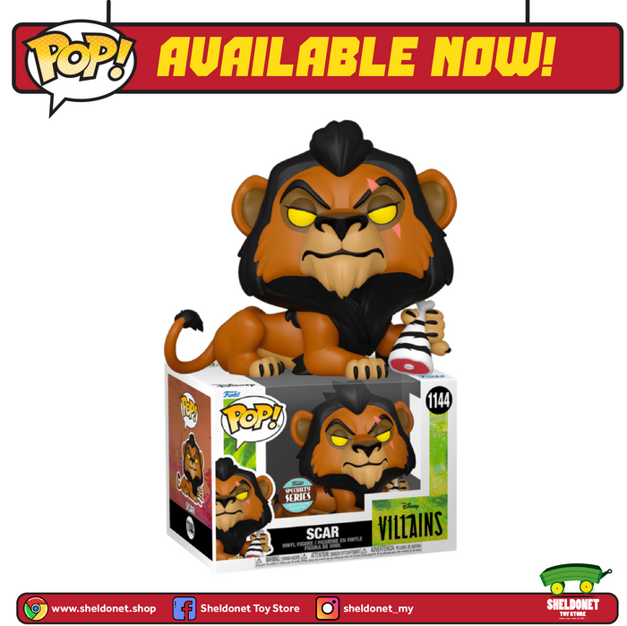 Pop! Disney: The Lion King- Scar With Meat [Exclusive] [Specialty Series]