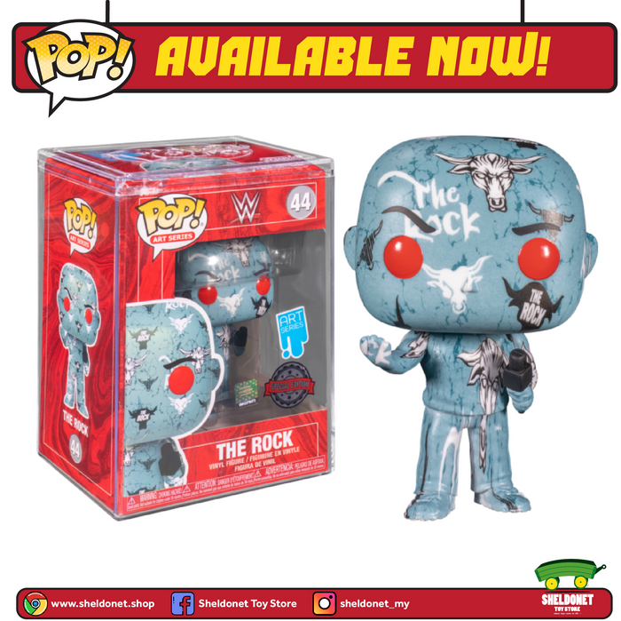 Pop! Artist Series: WWE - The Rock With Pop! Protector [Exclusive]
