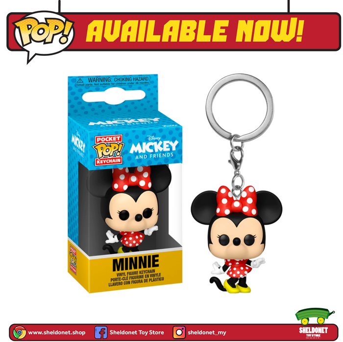 Pocket Pop! Keychain: Disney Classics - Minnie Mouse