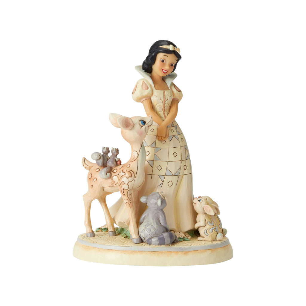 Enesco : Disney Traditions - White Woodland Snow White, Forest Friend - Sheldonet Toy Store
