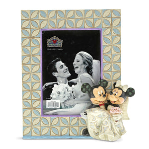 Enesco : Disney Traditions - Minnie and Mickey Wedding Frame - Sheldonet Toy Store
