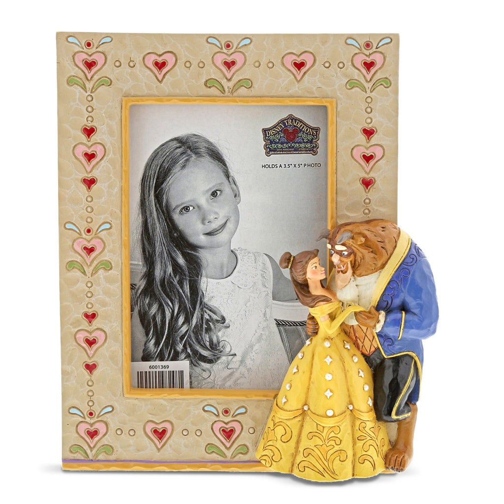 Enesco : Disney Traditions - Beauty and the Beast Wedding Frame - Sheldonet Toy Store