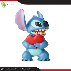 Enesco : Disney Showcase - Stitch with Heart Mini Figurine - Sheldonet Toy Store