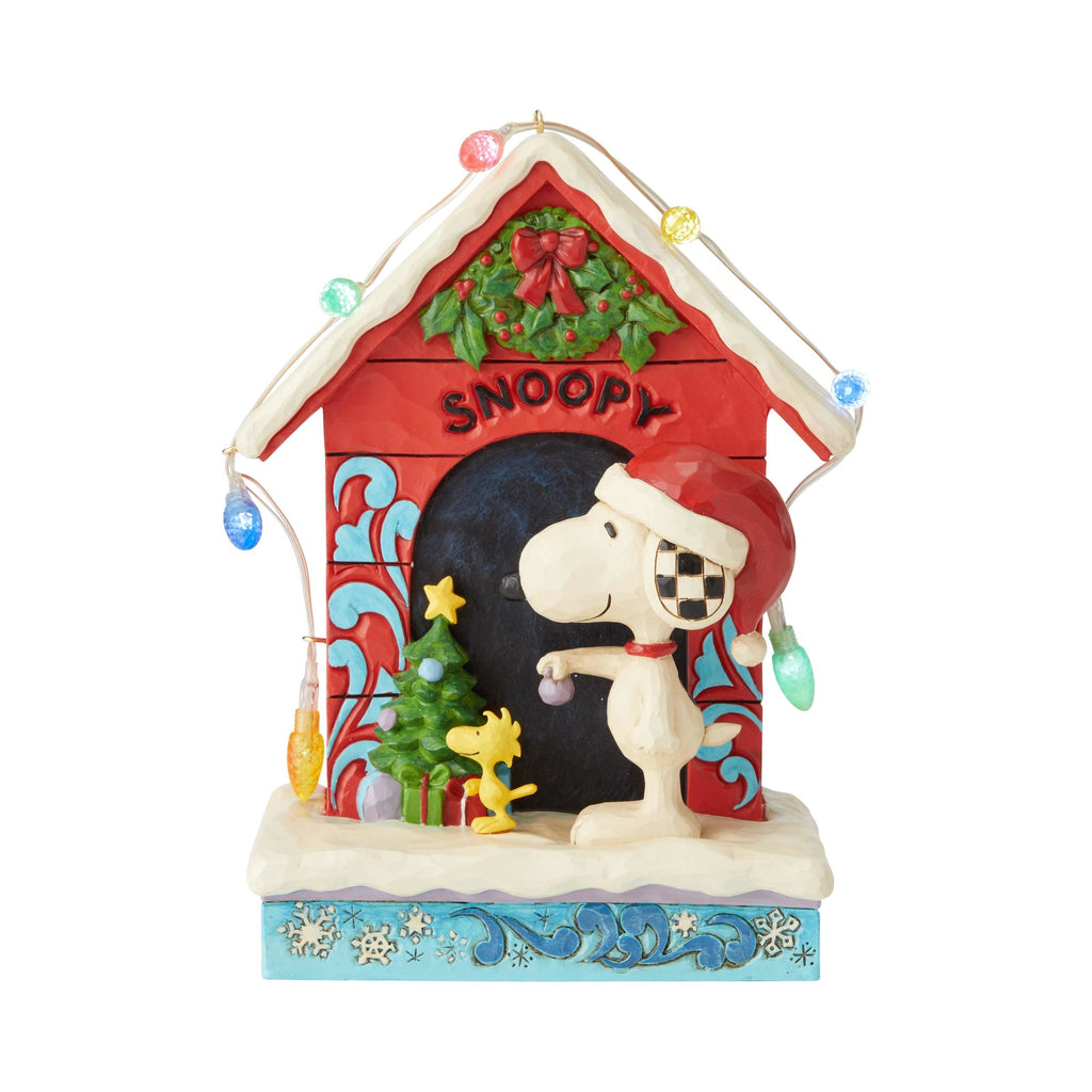 Enesco : Peanuts by Jim Shore - Snoopy By Dog House - Sheldonet Toy Store