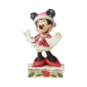 Enesco : Disney Showcase - Minnie Christmas Personality - Sheldonet Toy Store