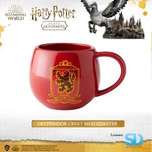 Enesco: Wizarding World - Gryffindor Crest Mug Coaster - Sheldonet Toy Store