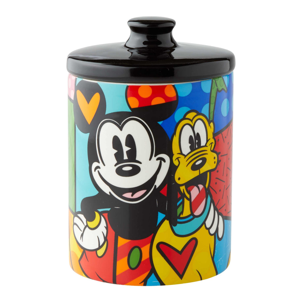 Enesco : Disney by Britto - Pluto Canister Cookie Jar - Sheldonet Toy Store