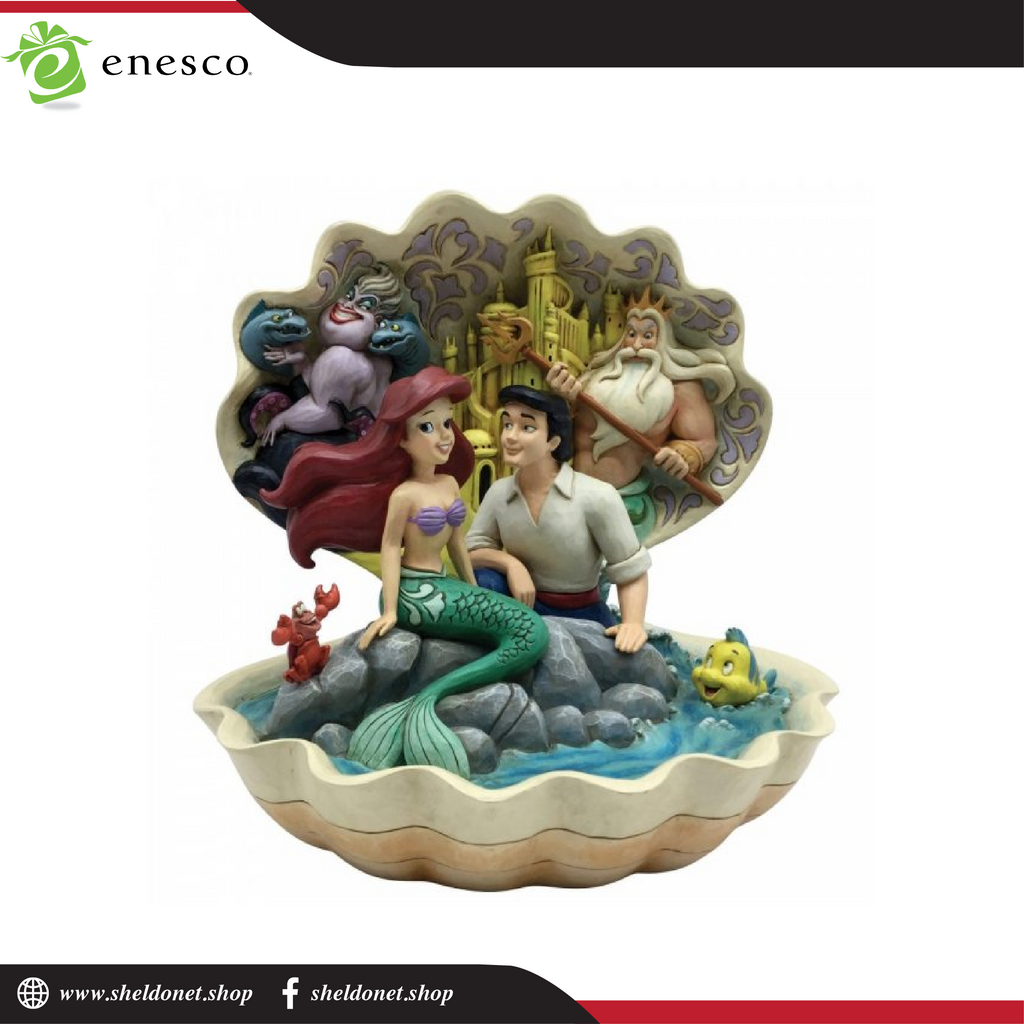 Enesco : Disney Traditions - Little Mermaid Shell Scene