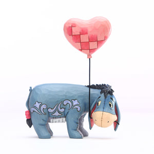 Enesco : Disney Traditions - Eeyore with a Heart Balloon - Sheldonet Toy Store