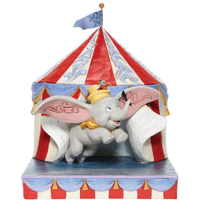 Enesco: Disney Traditions: Dumbo Flying Out Of Tent Scene - Sheldonet Toy Store