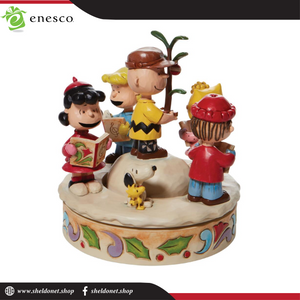 Enesco: Peanuts By Jim Shore - Charlie Brown And Friends Around Christmas - Sheldonet Toy Store
