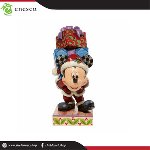 Enesco: Disney Traditions - Mickey Mouse With Presents - Sheldonet Toy Store