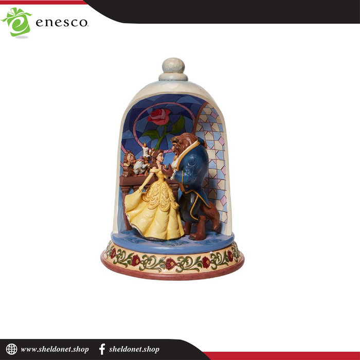 Enesco: Disney Traditions - Beauty and the Beast Rose Dome