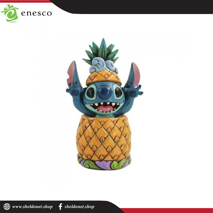 Enesco: Disney Traditions - Stitch In A Pineapple