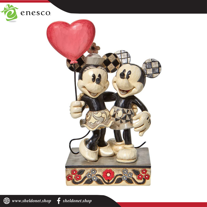 Enesco: Disney Traditions -  Mickey and Minnie Heart