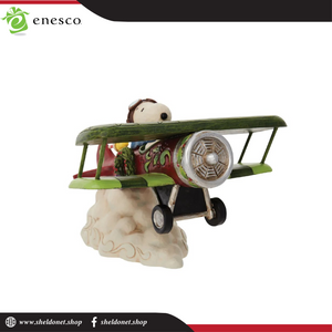 Enesco: Peanuts By Jim Shore - Snoopy Flying Ace Plane