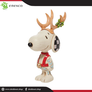 Enesco: Peanuts By Jim Shore - Snoopy Reindeer Mini