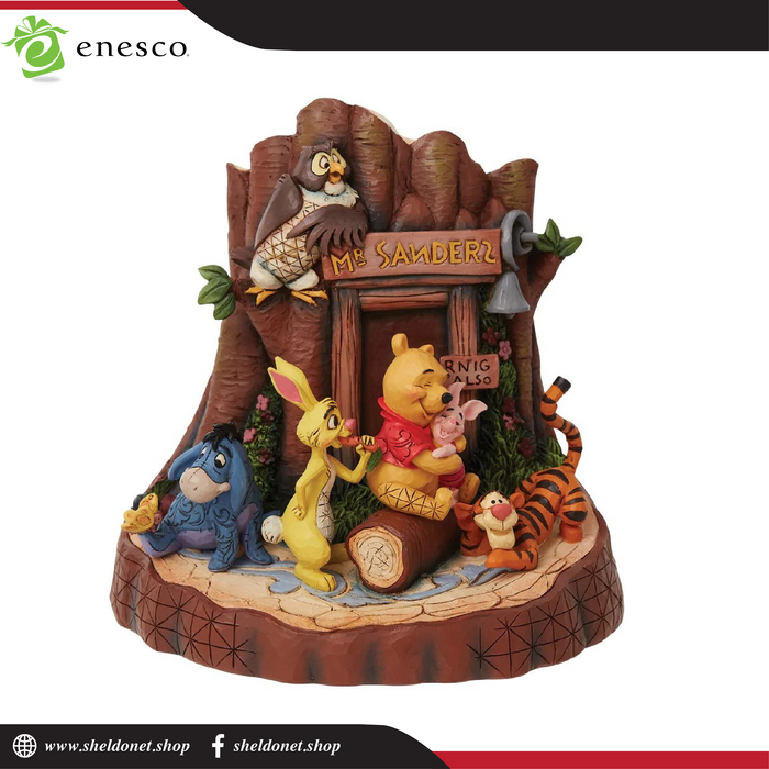 Enesco: Disney Traditions -  Pooh Carved by Heart