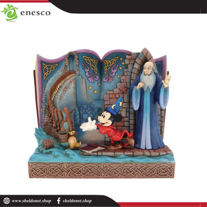 Enesco: Disney Traditions - Sorcerer Mickey Story book